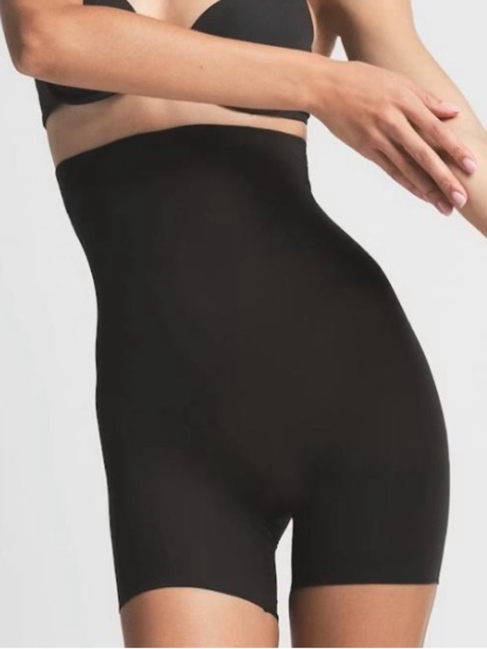 Skims Sheer Seamless Mid -tight Shorts